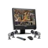 Lorex L19WD804321 19-Inch LCD 8-Channel Surveillance System with 4 High-Resolution Color Cameras and 320 GB Hard Drive with H.264 Compression (Black)