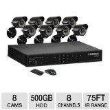 Lorex LH328501C8 Edge 8 Channel 500GB Surveillance Dvr Securtiy System
