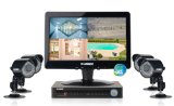 Lorex LH118501C4LE13F 8-Channel Digital Video Recorder with 13-Inch LED Monitor and 4 Security Cameras