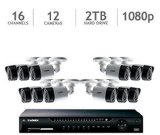 Lorex 16 Channel HD 1080p Security System with 2TB HDD and 12 1080p Cameras (LHV16212)