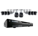 Lorex 8 Channel Security Dvr System 2tb Hard Drive and 8 1080p Cameras