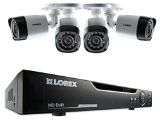 Lorex LHV10041TC4 4-Channel 1 TB Cloud Connect with 4 x 720p HD Cameras (Black)