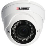 Lorex LDC7082 700TVL 960H Weatherproof Night Vision Security Dome Camera (White)