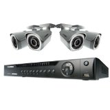 Lorex LNR382C4B LNR300 Series 8-Channel Security HD NVR with 2TB Hard Drive, and 4 HD *1080p* IP Cameras