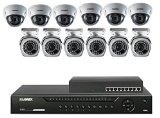 Lorex 16 Channel 3TB NVR Security System with 12 1080P POE Cameras 6 Bullet 6 Dome