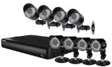 Lorex LH016805B Security Camera System with 8 Night Vision Cameras and 16 Channel ECO BlackBox (Black)