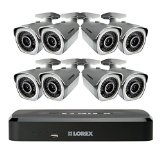 Lorex LNR1182TC8B 8 Channel 2TB Cloud Connect with 8 x 1080p HD Cameras (Black)